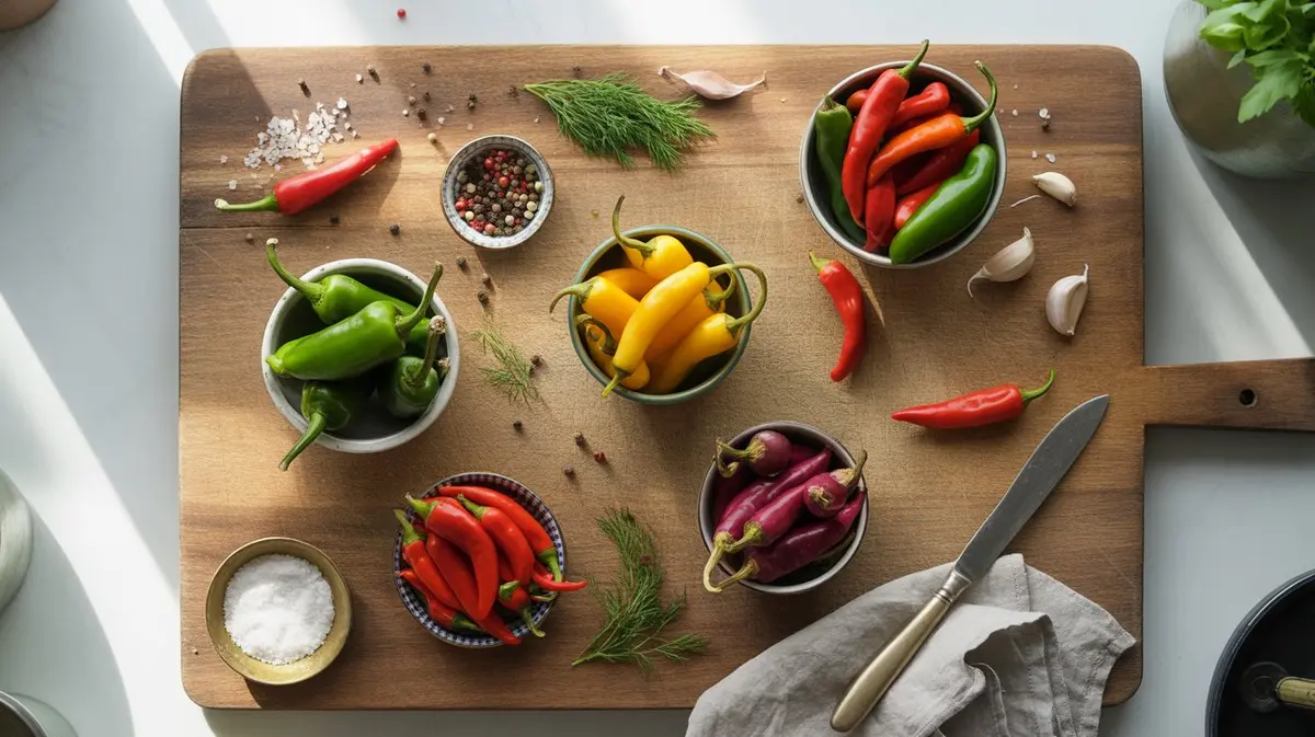 How to Pickle Peppers at Home - visual guide and reference