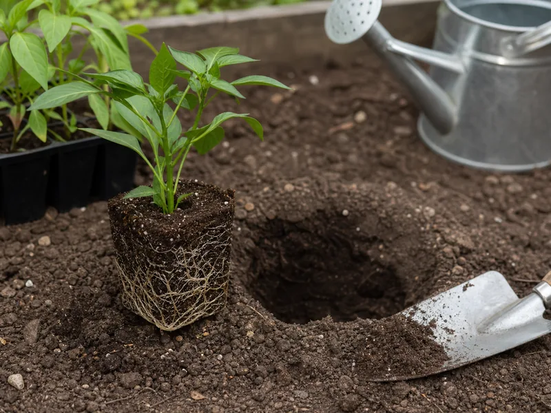 Jalapeno Planting Timing and Spacing - visual guide and reference