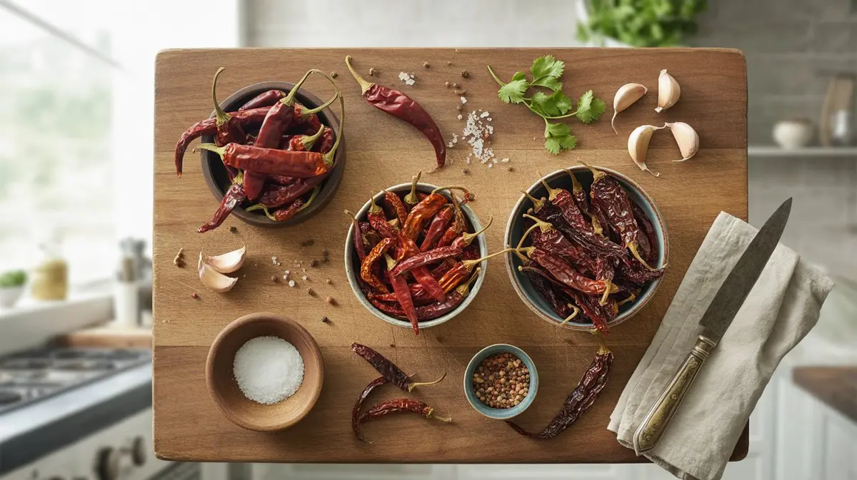 Mexican Dried Chile Trinity - visual guide and reference
