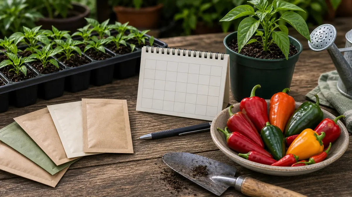Pepper Growing Calendar: Month-by-Month Planting Guide - visual guide and reference