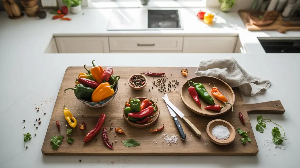 Peppers in Caribbean Cooking - visual guide and reference