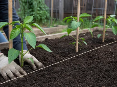 Poblano Pepper Planting: Give the Big Plants Room