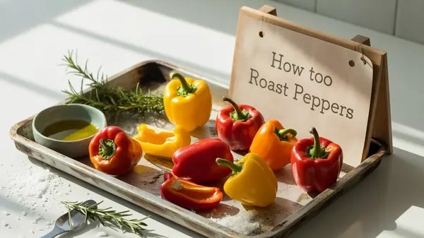 How to Roast Peppers