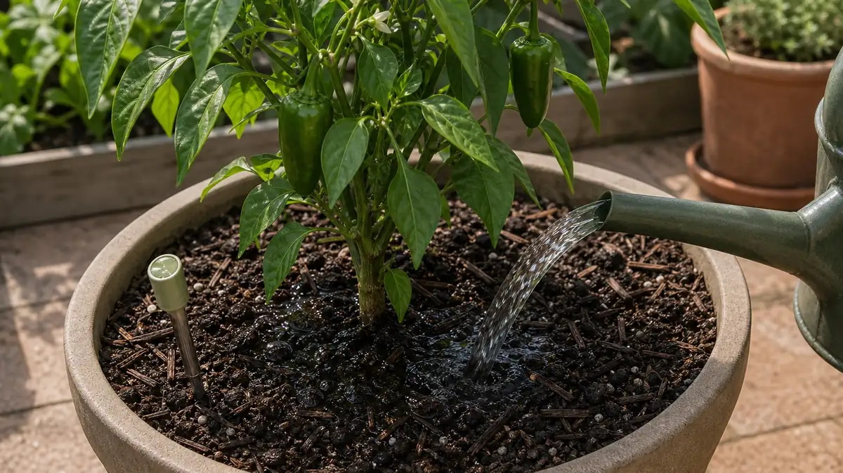 Watering Pepper Plants by Stage, Soil, and Weather - visual guide and reference
