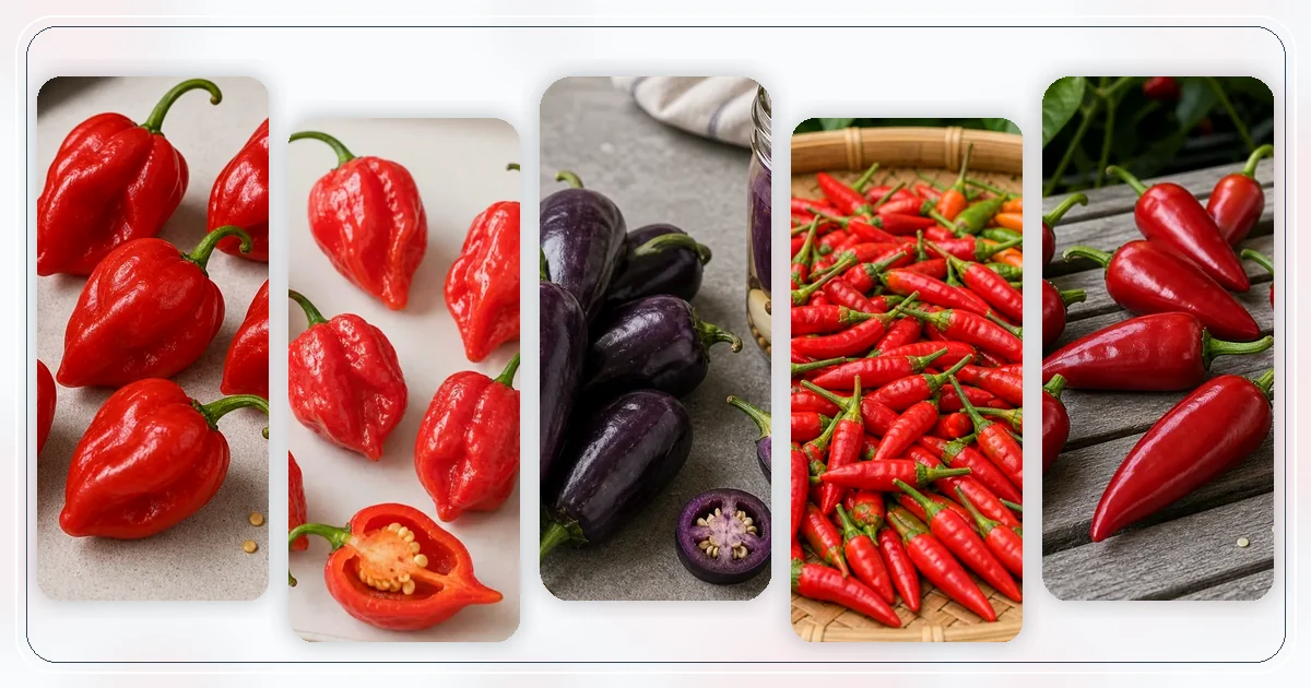 Best Peppers for Salsa hub with pepper varieties arranged for browsing