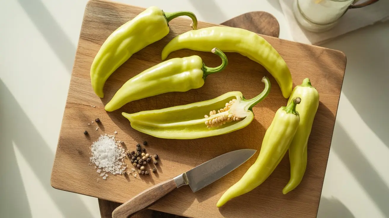 Banana Pepper pepper - appearance, color and shape