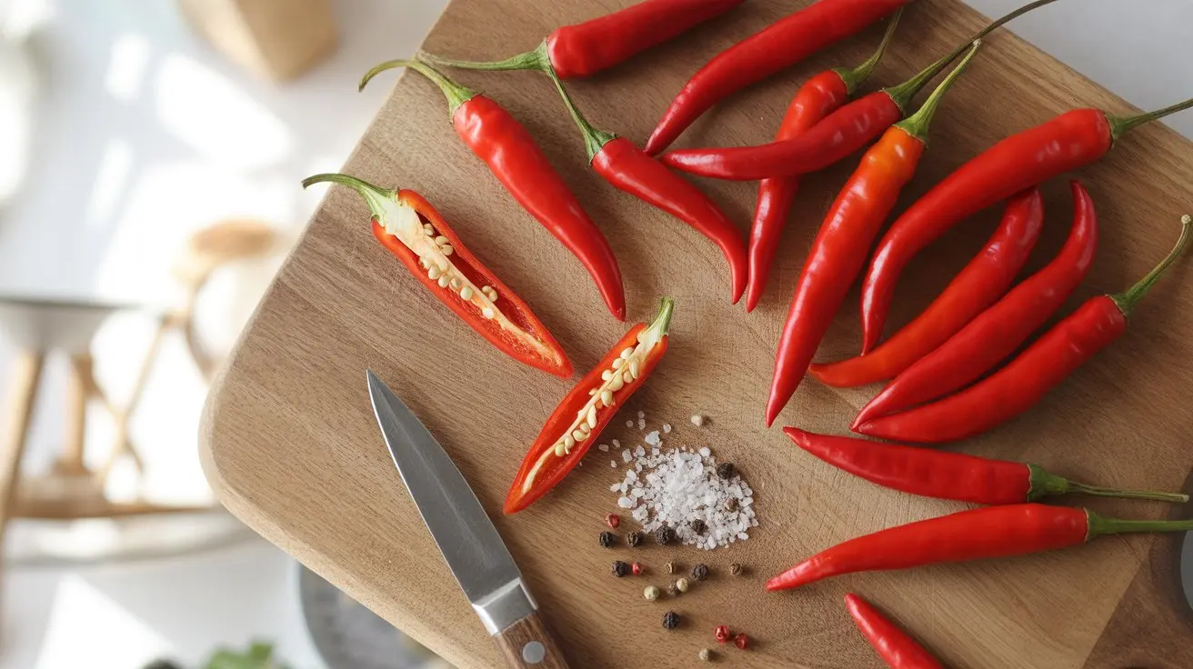 Bird's Eye Chili pepper - appearance, color and shape