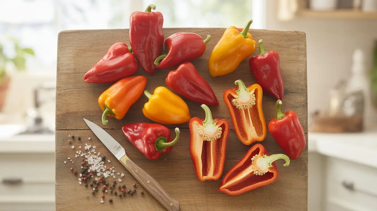 Bishop's Crown pepper - appearance, color and shape