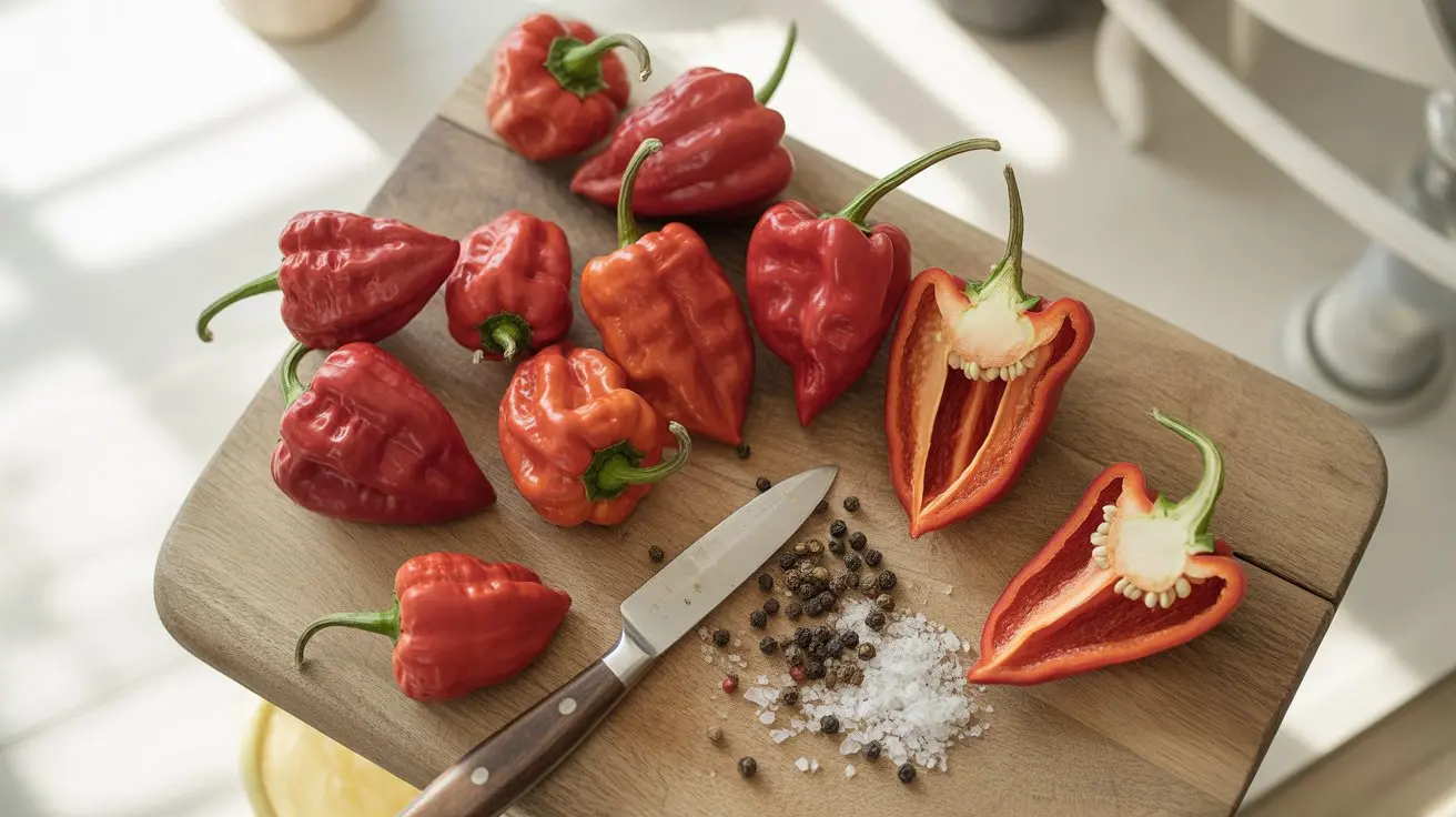 Carolina Reaper pepper - appearance, color and shape