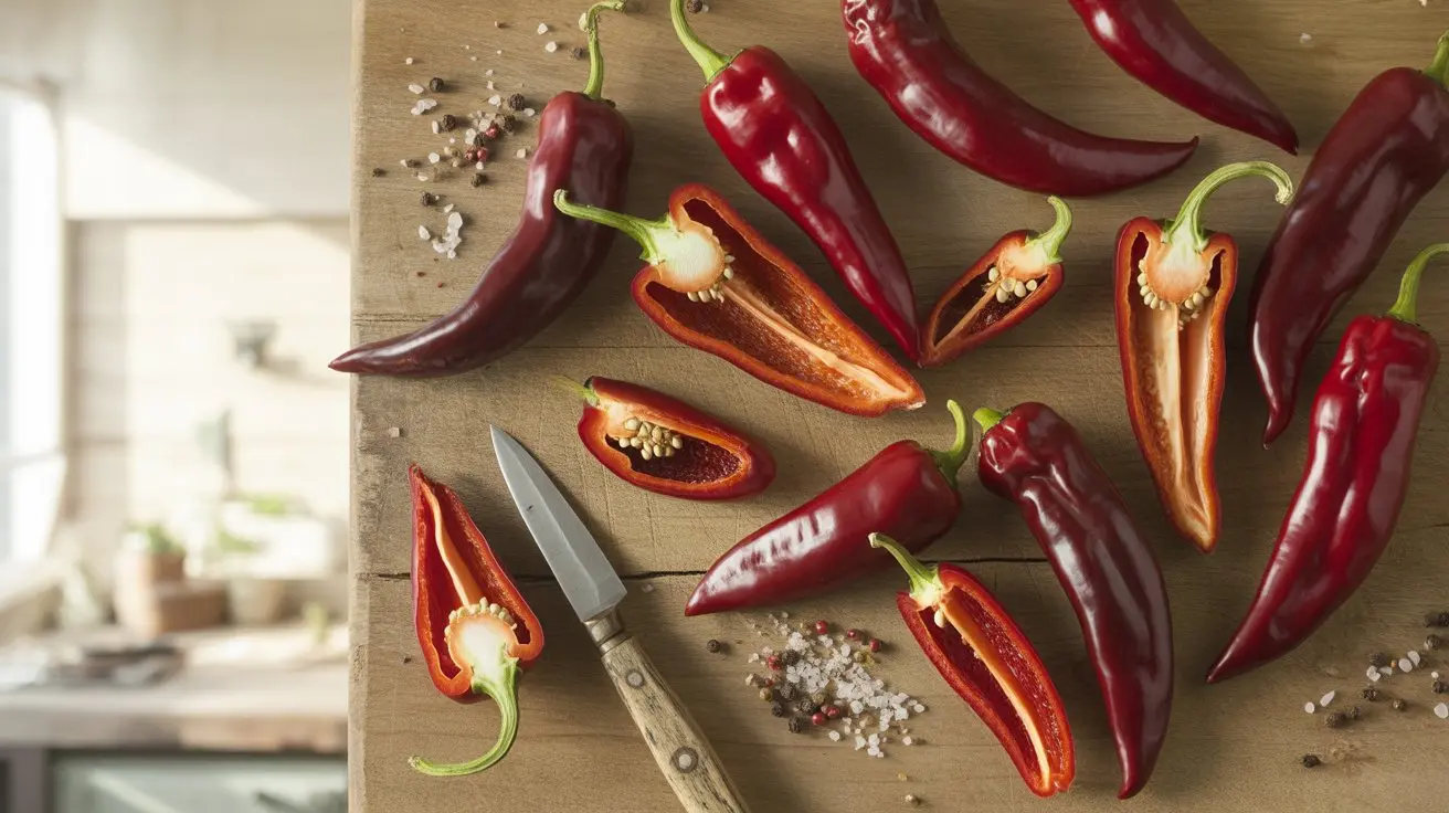 Chilhuacle Pepper pepper - appearance, color and shape