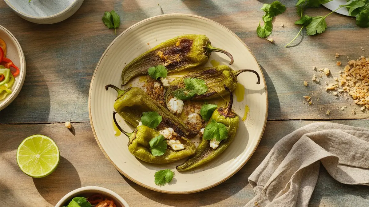 Fresh Cubanelle Pepper peppers showing color, shape and texture