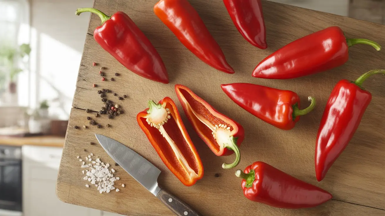 Lipstick Pepper pepper - appearance, color and shape