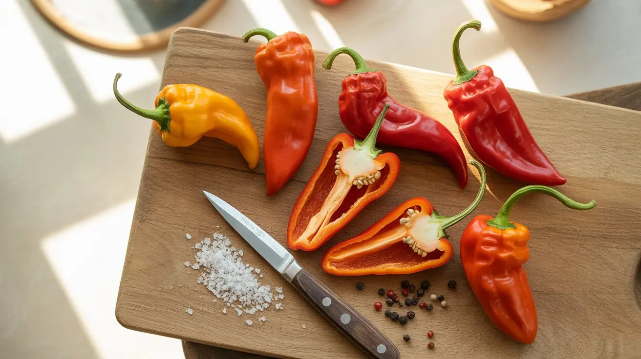 Naga Morich pepper - appearance, color and shape