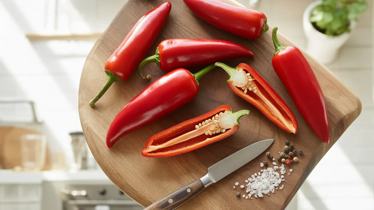 Red Jalapeño pepper - appearance, color and shape