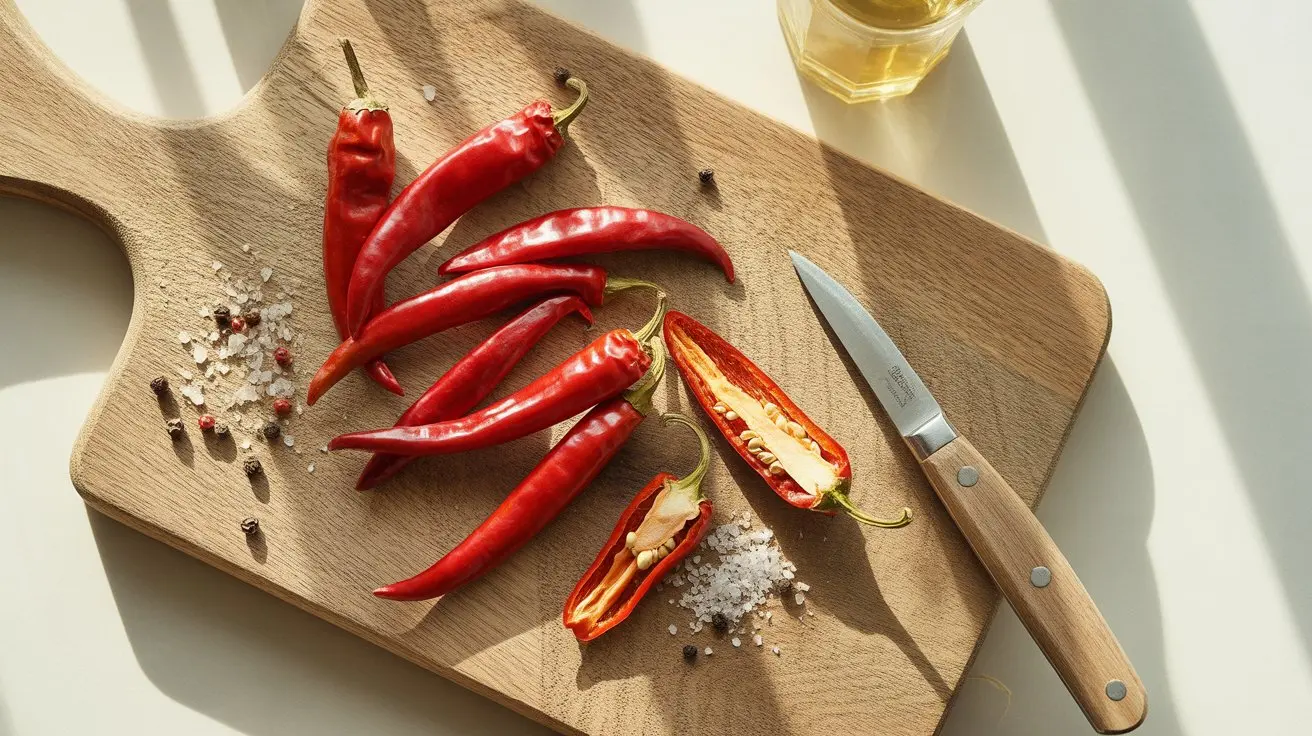 Red Pepper Flakes pepper - appearance, color and shape