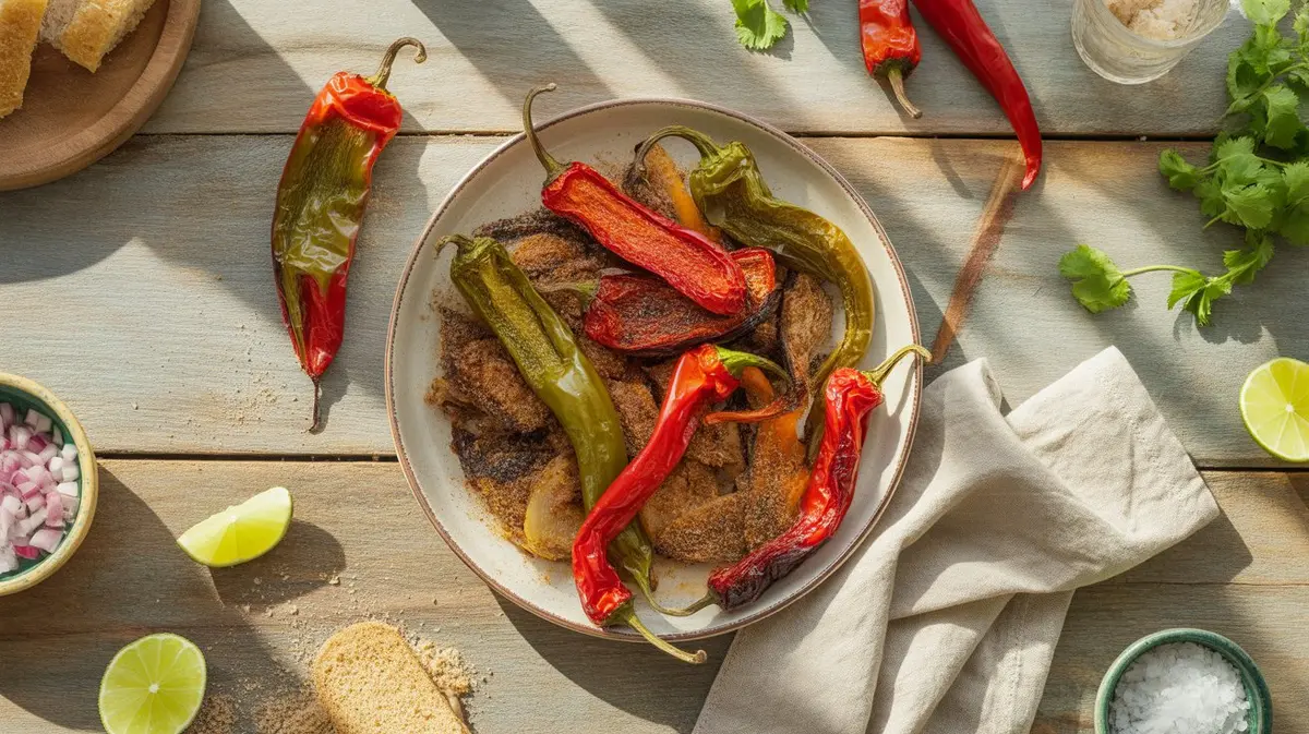 Fresh Sandia Pepper peppers showing color, shape and texture