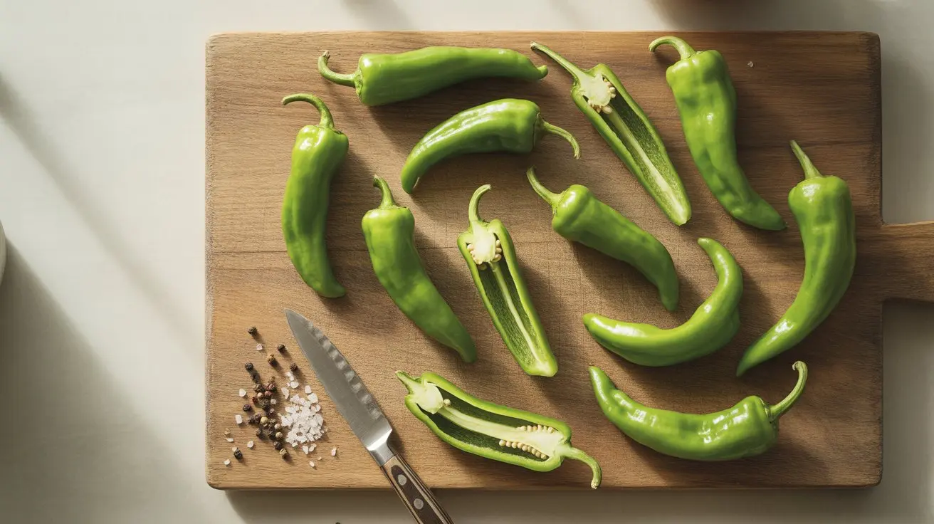 Shishito Pepper pepper - appearance, color and shape