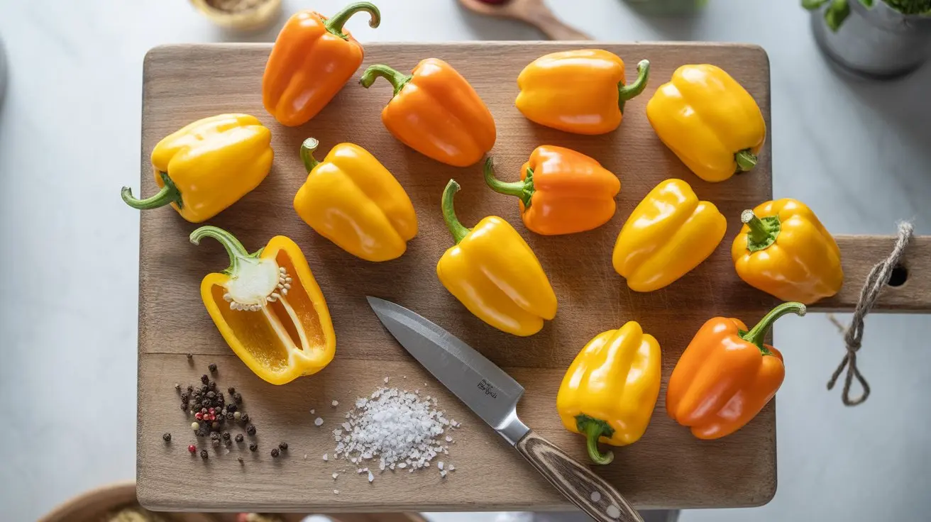 Sugar Rush Stripey pepper - appearance, color and shape