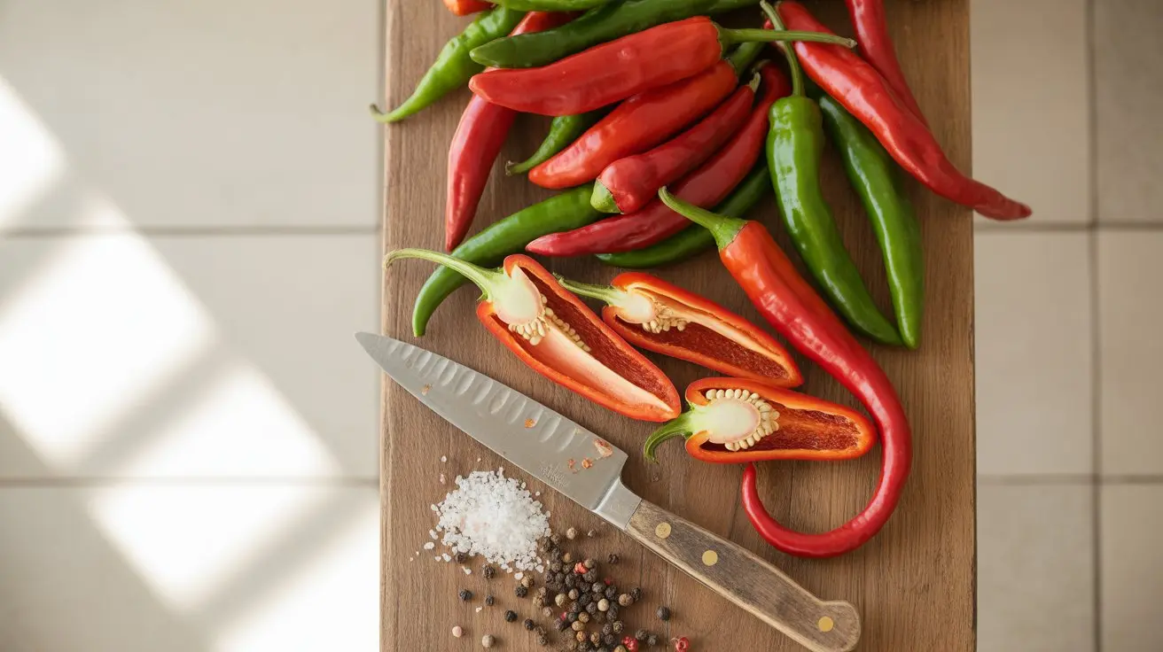 Thai Dragon pepper - appearance, color and shape