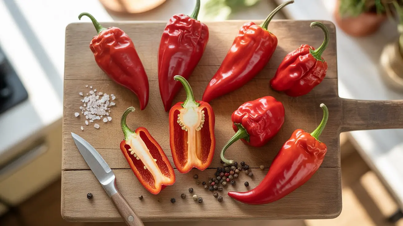 Trinidad Scorpion Butch T pepper - appearance, color and shape