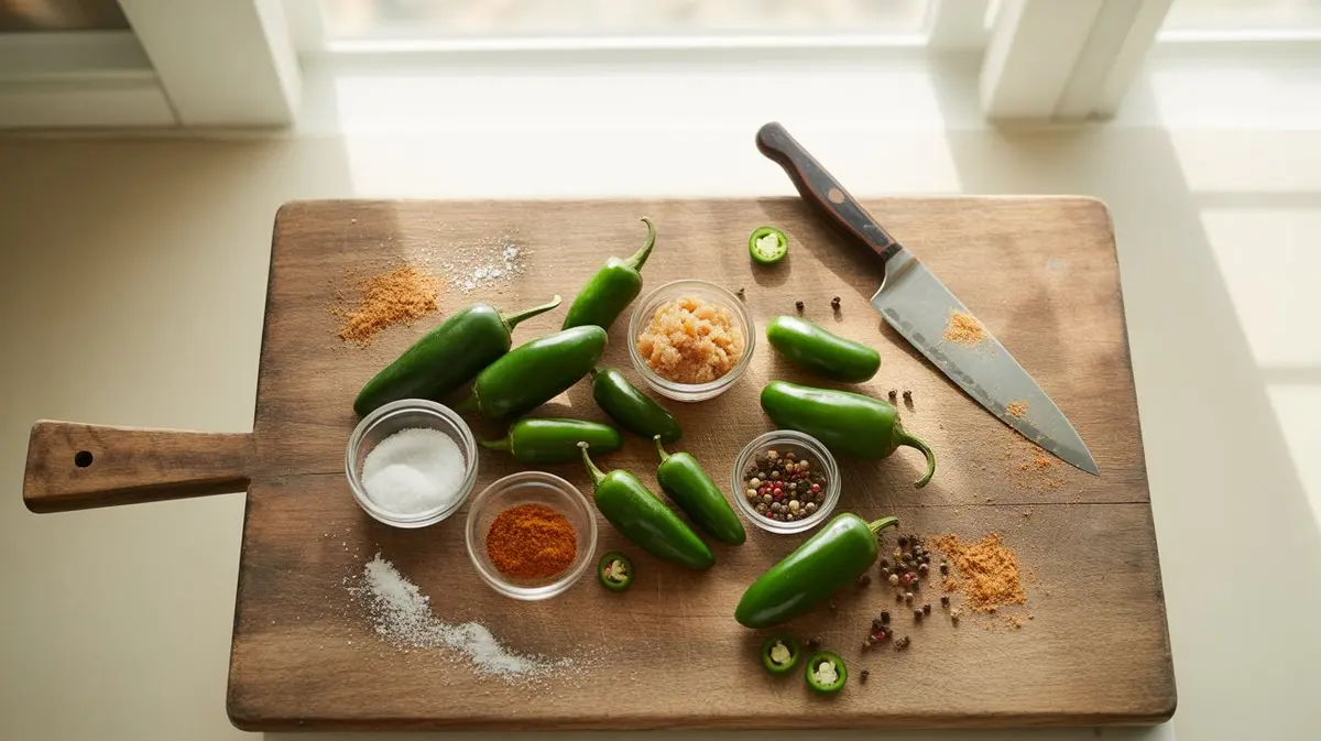 Candied Jalapenos - preparation and ingredients