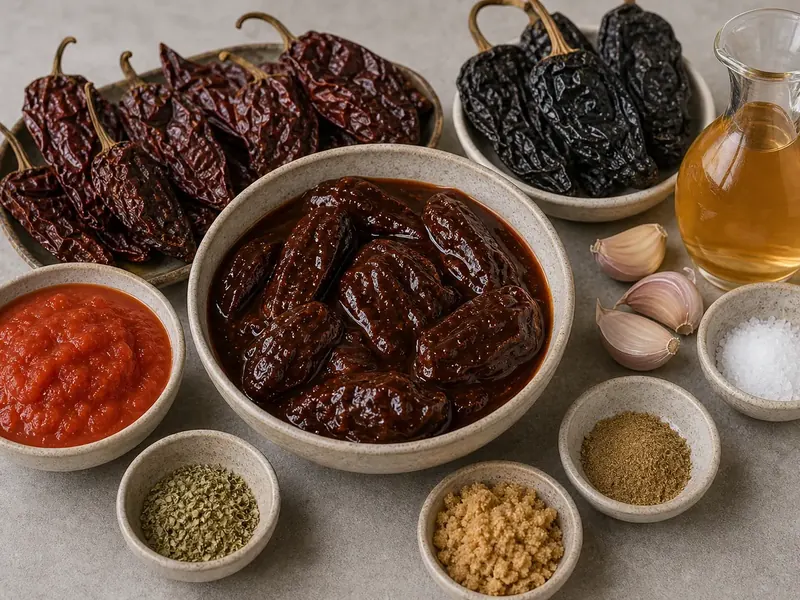 Chipotle Peppers In Adobo Sauce finished texture and serving consistency