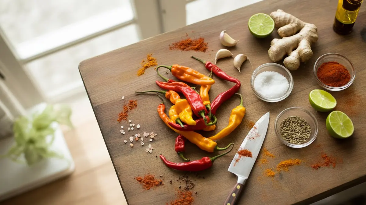 Ghost Pepper Hot Sauce - preparation and ingredients