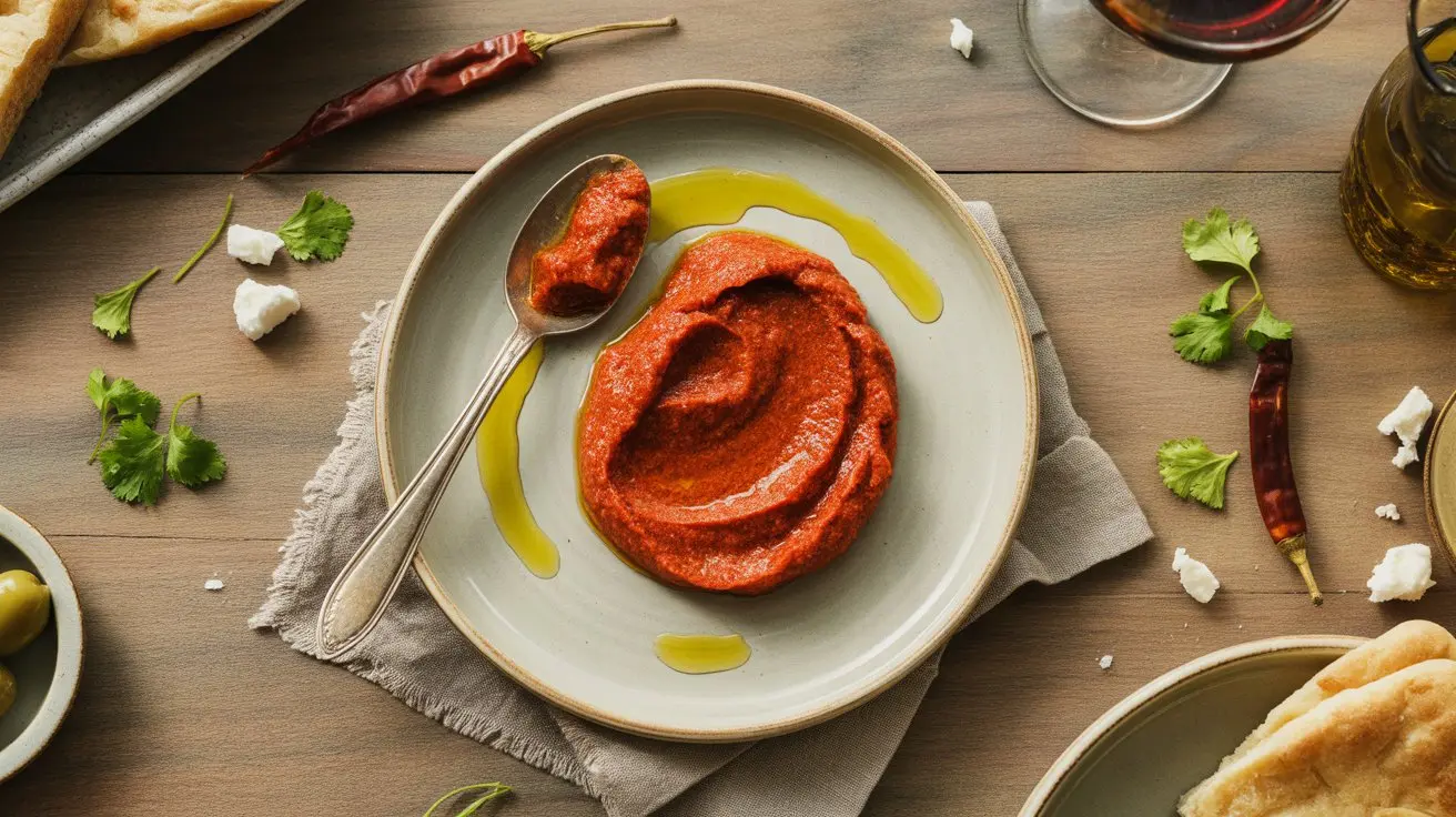 Harissa Paste recipe - finished dish ready to serve