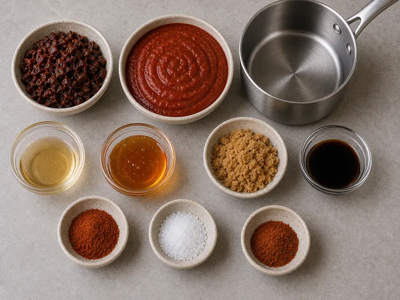 Honey Chipotle Bbq Sauce preparation and ingredients
