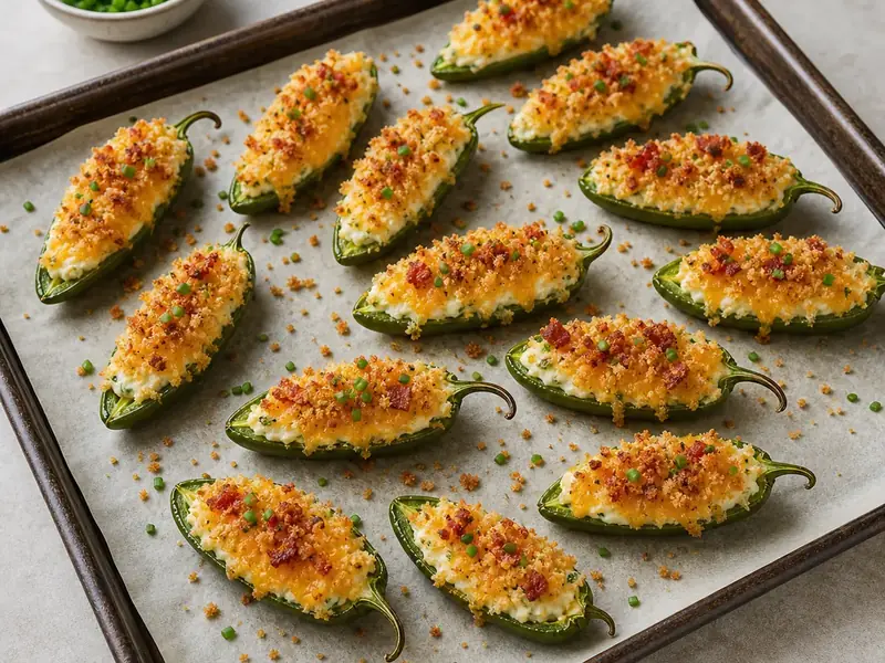 Jalapeno Popper Recipe (Cream Cheese Stuffed) finished texture and serving consistency