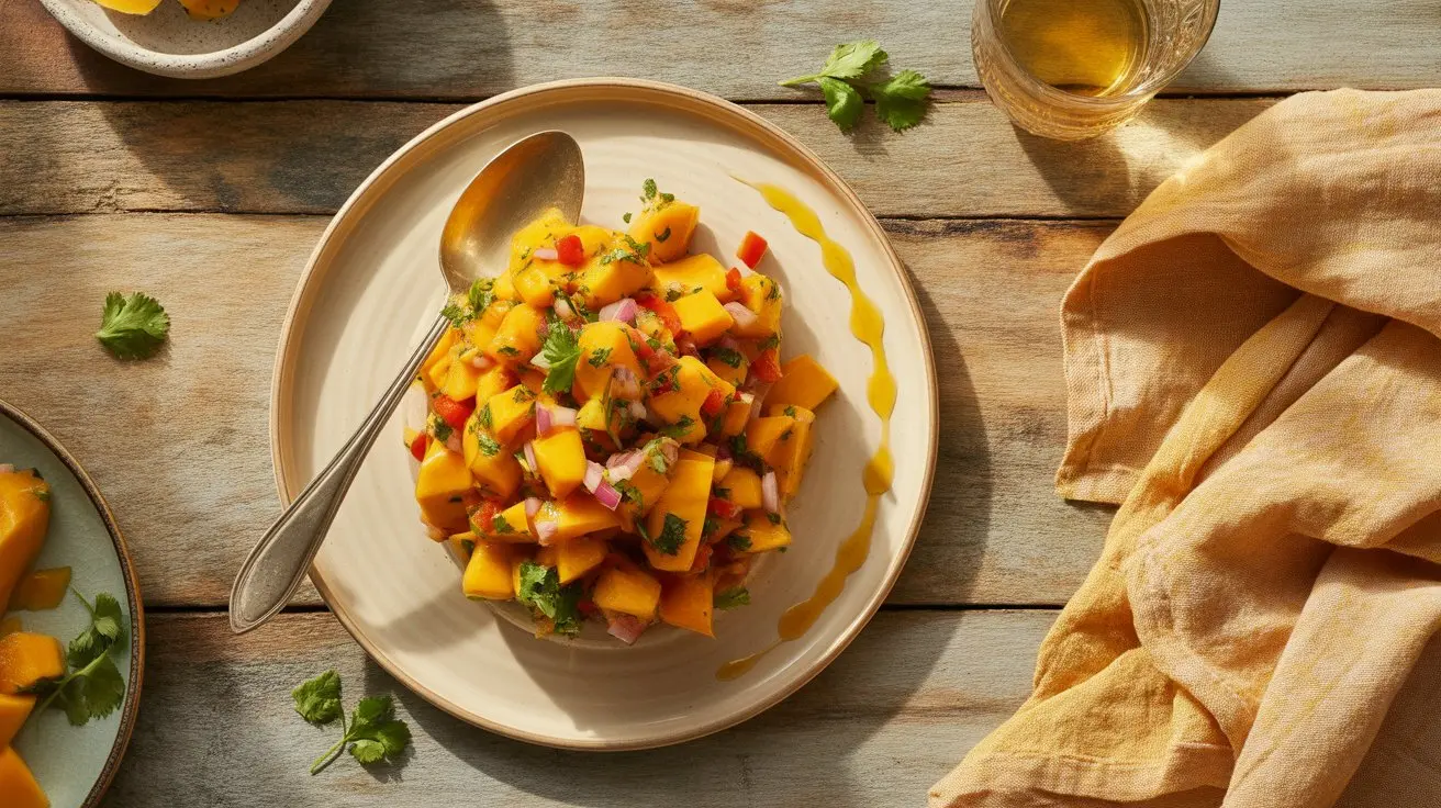 Mango Salsa recipe - finished dish ready to serve