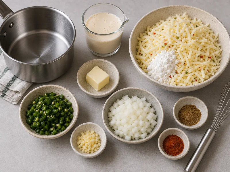 Pepper Jack Queso Recipe preparation and ingredients