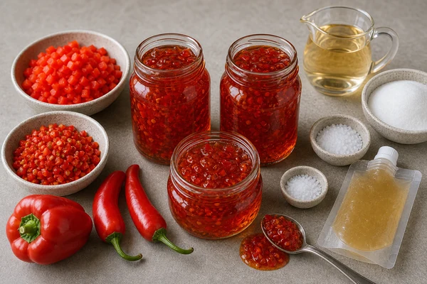 Spicy Red Pepper Jam