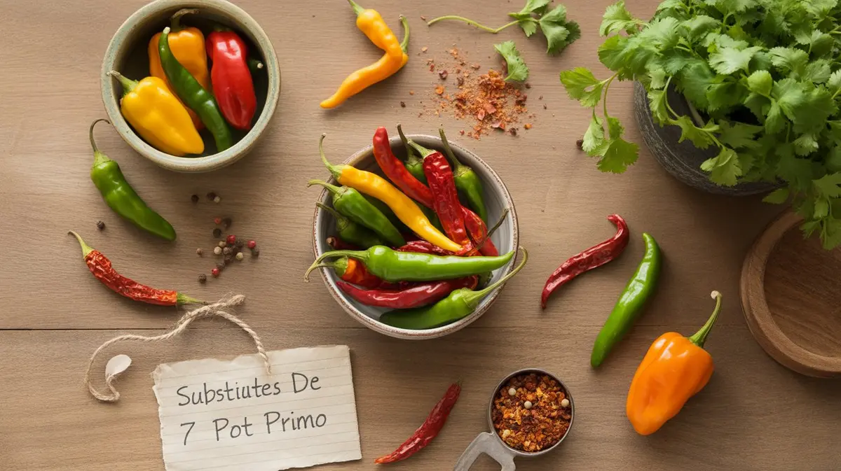 Comparison of 7 Pot Primo with similar peppers for substitution