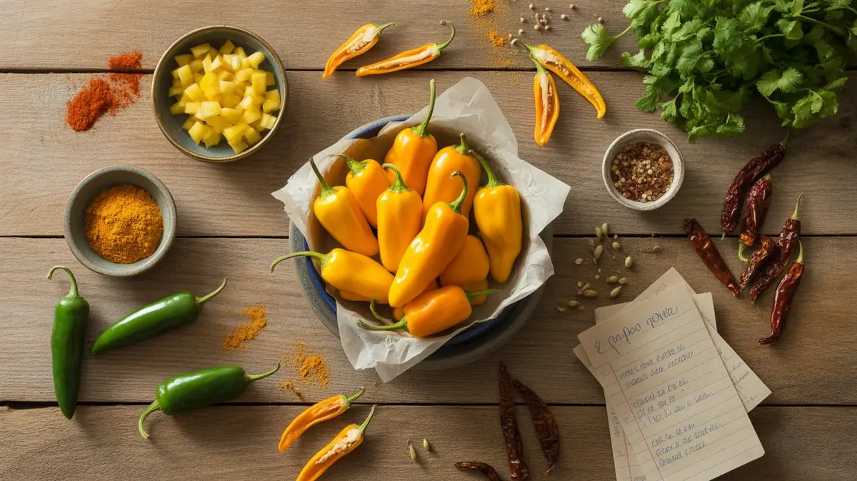 Comparison of Aji Amarillo with similar peppers for substitution