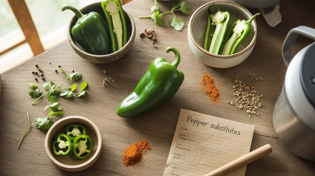 Comparison of Anaheim Pepper with similar peppers for substitution