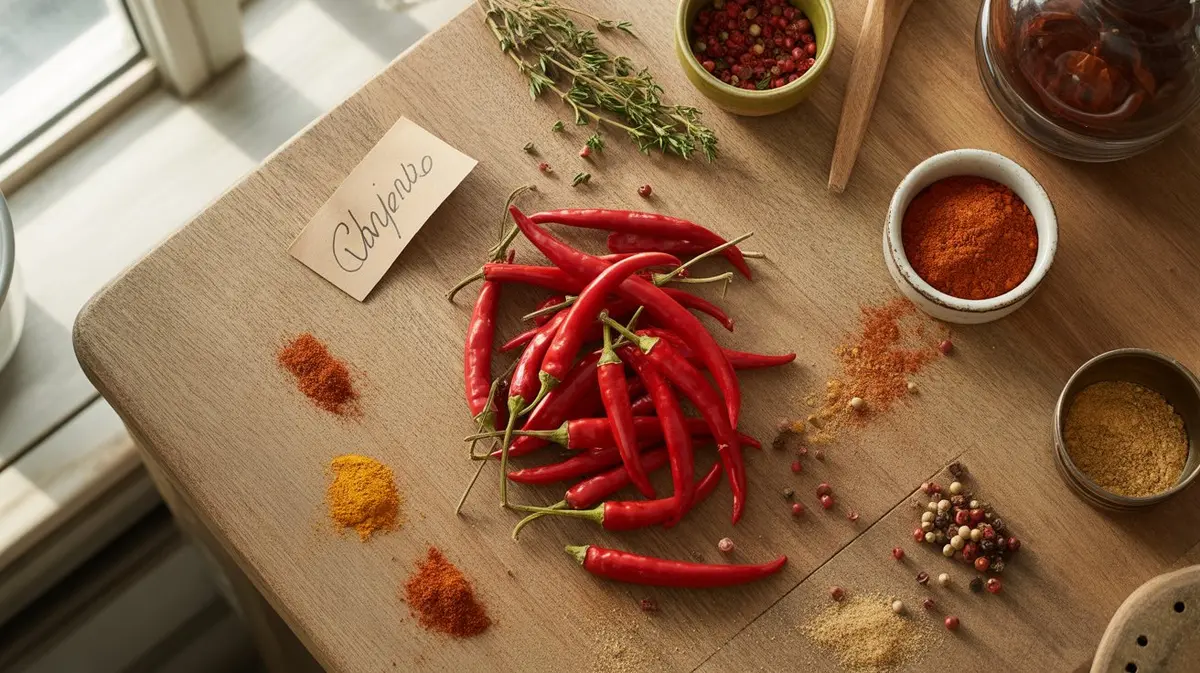 Comparison of Cayenne Pepper with similar peppers for substitution