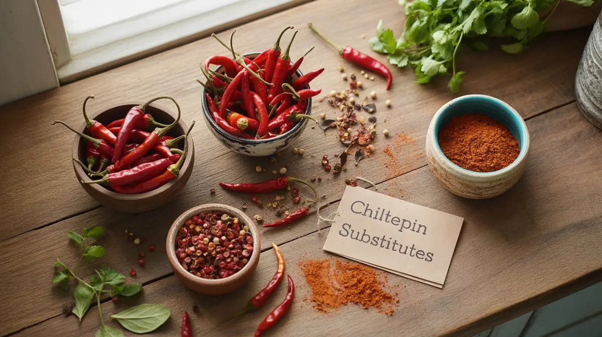 Comparison of Chiltepin Pepper with similar peppers for substitution
