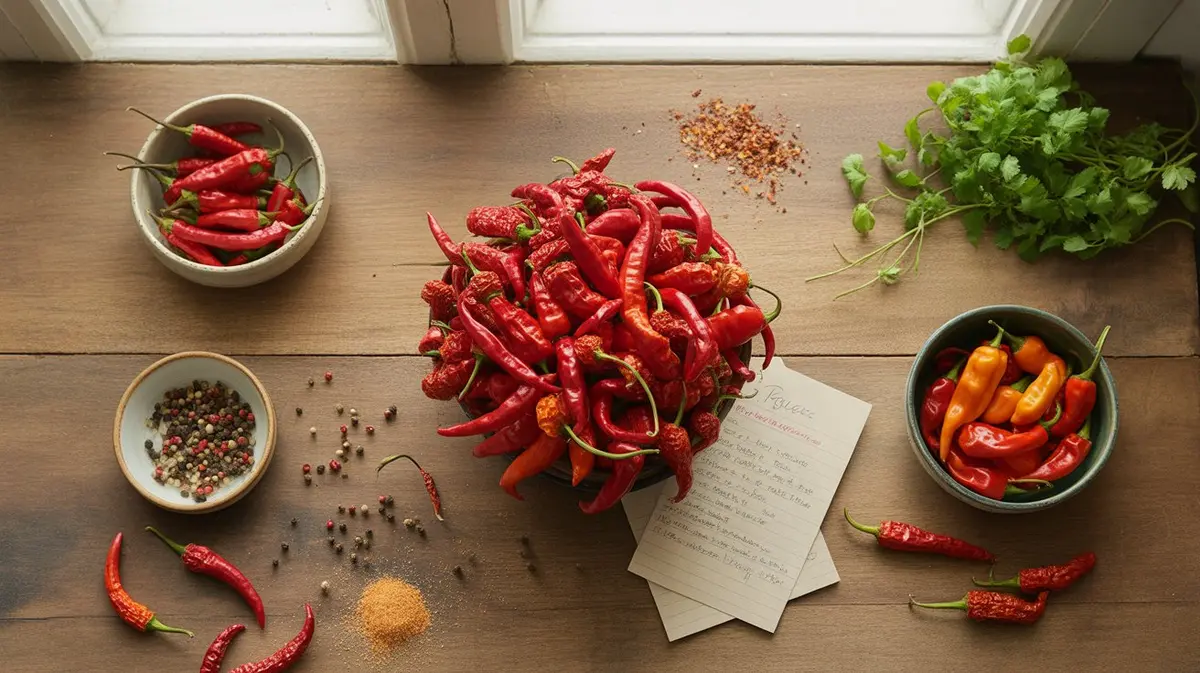 Comparison of Dragons Breath Pepper with similar peppers for substitution