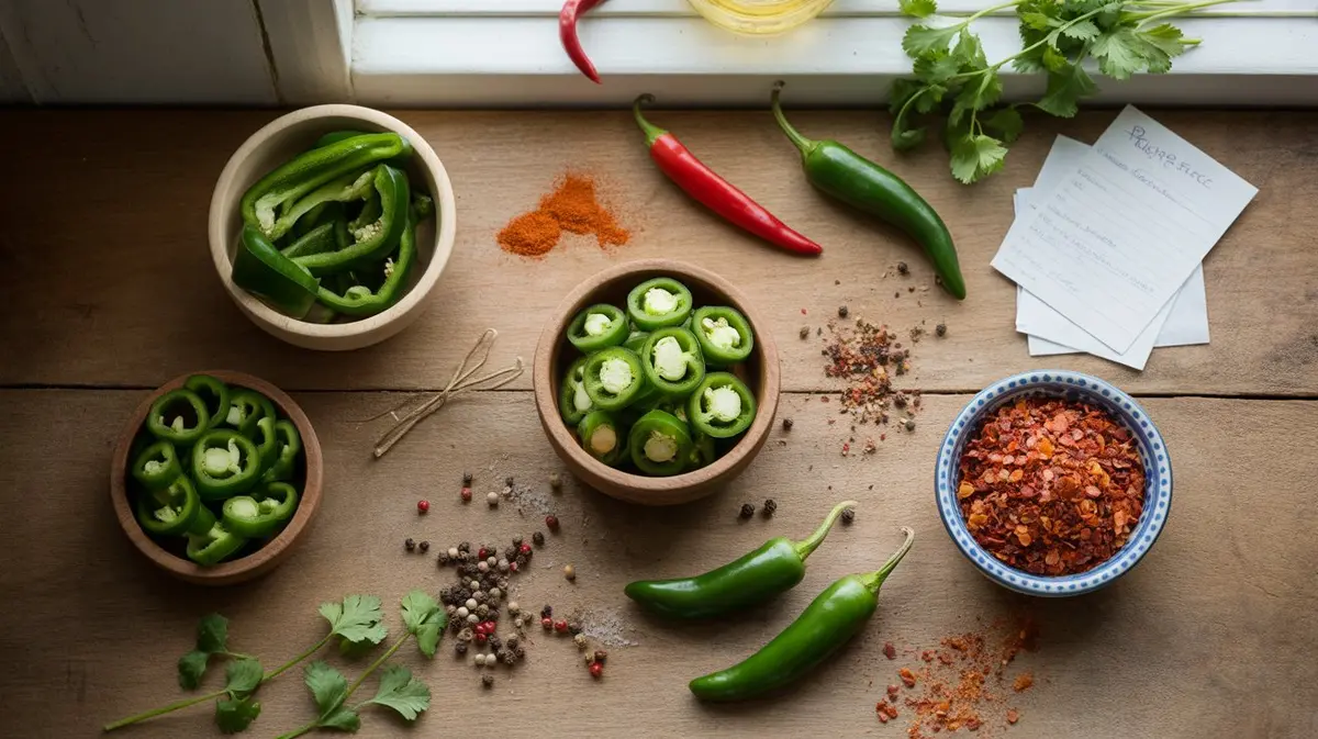 Comparison of Jalapeño with similar peppers for substitution