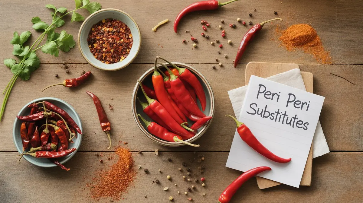 Comparison of Peri Peri Pepper with similar peppers for substitution