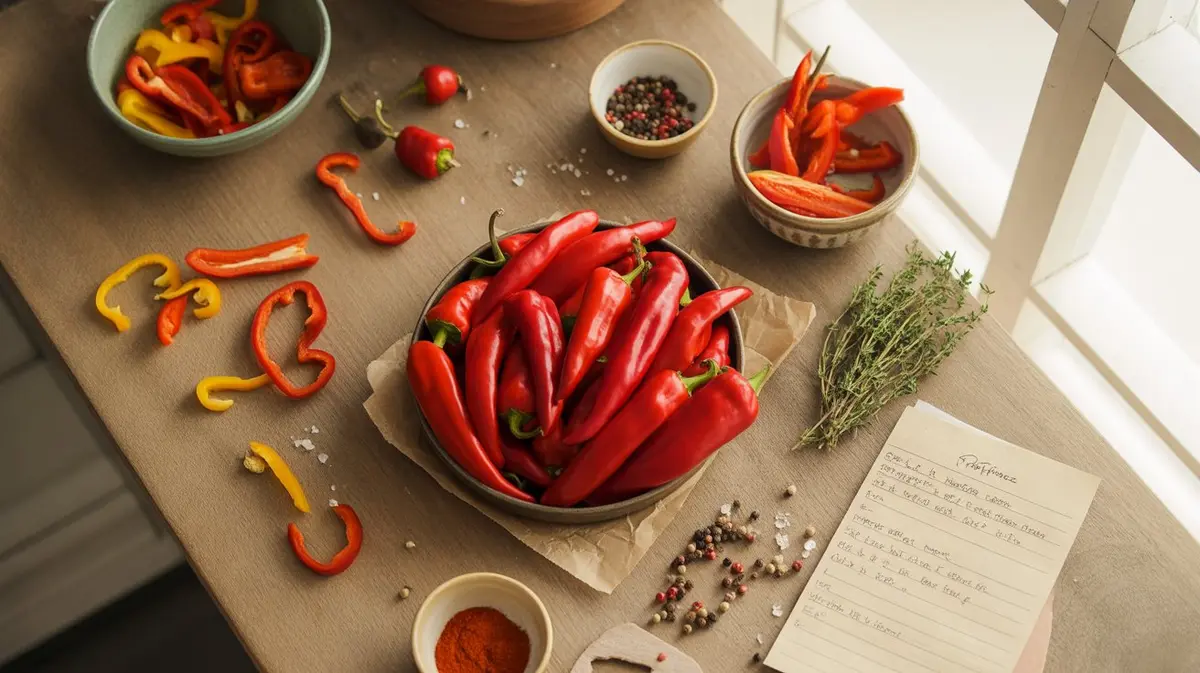 Comparison of Pimento Pepper with similar peppers for substitution