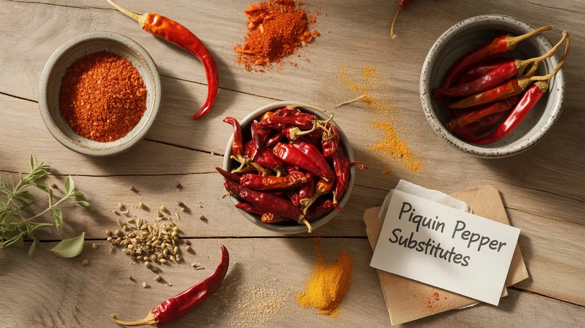 Comparison of Piquin Pepper with similar peppers for substitution