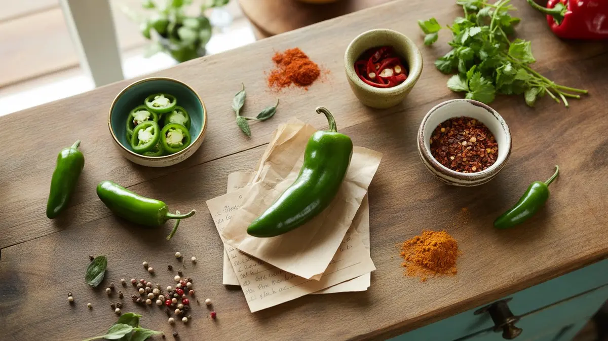 Comparison of Serrano Pepper with similar peppers for substitution